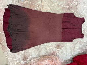 Burgundy Maxi Dress