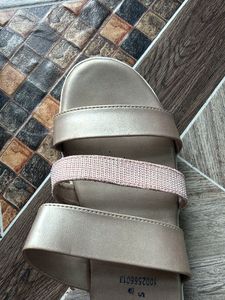 Stylish Rose Gold &amp; Pink Sandals