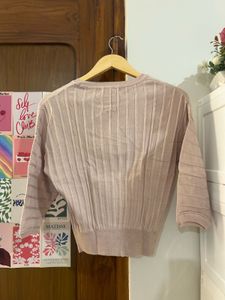 Ribbed Knit Cropped Top