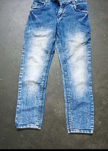 Stylish Washed Blue Jeans
