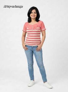 Chic Striped Tunic Top