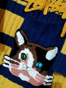Striped Stussy Cat Dress