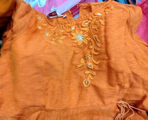 Biba anarkali trousers dupatta set 36 size