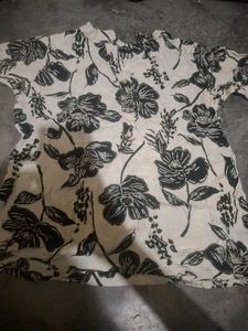Floral Print Kurta