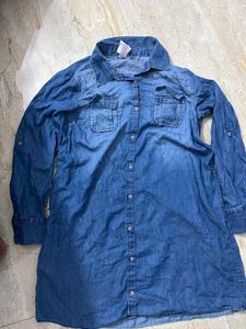Denim Shirt Dress