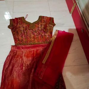Gorgeous a Shape Lehenga Choli For Weddings And Fu