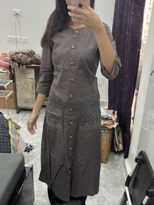 Casual Button-Down Dress