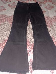 Flared Black Jeans