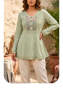 1 Green Kurta Top +2 items