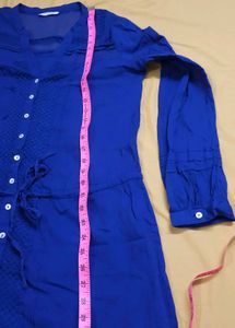 Promod Royal Blue Tunic Top