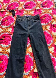 Classic Dark Wide Leg Jeans for Women &amp; girls