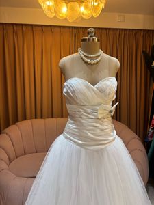 Strapless White Bridal Gown