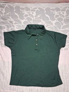 Dark Green Polo T-Shirt