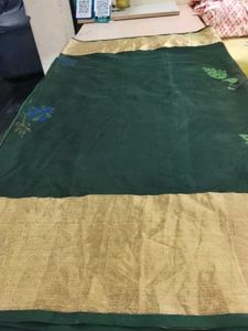 New Soft Silk Saree with Peacock Motifs