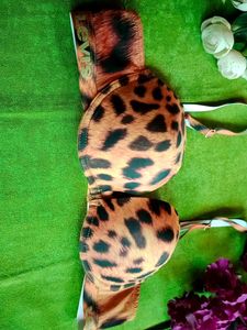 Leopard Print Push-Up Bra