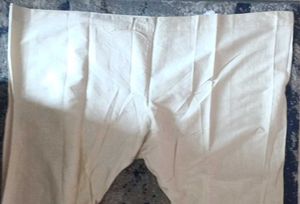 Men's Cream Ethnic Pants