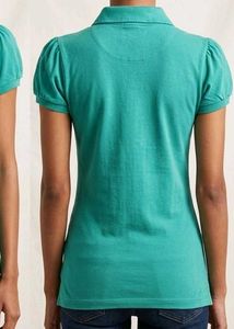 Teal Polo T-Shirt with Logo