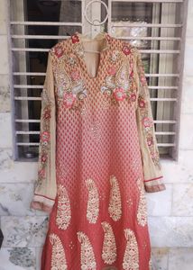 Heavy Work Embroidery Kurti With dupatta
