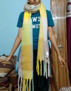 Cozy Multicolor Plaid Scarf