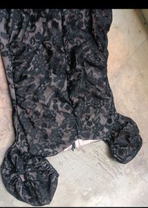 Elegant Black Lace Off-Shoulder Dress