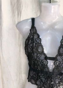 Sheer Black Lace bodysuit