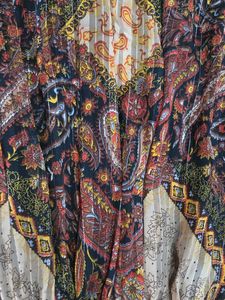 Bohemian Patchwork Maxi Dress