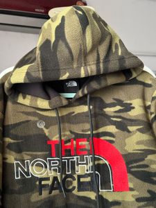 north face camo hoodie / unisex wear