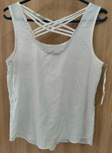 🌸 Papaya Strappy Back Rayon Tank Top