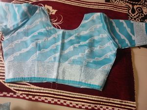 Organza Saree With Blouse