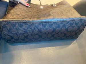 Authentic Coach Monogram Tote Bag