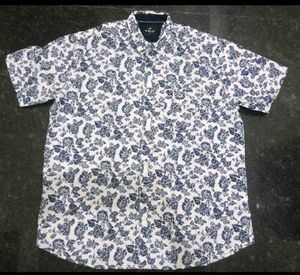 48 size New Men's Floral Print Shirt