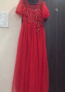 Princess Red Gown Dress