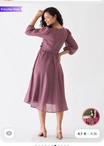 Elegant Striped Midi Dress