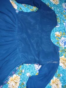 Stunning Blue Embroidered Kurta Set