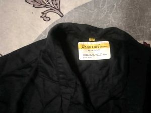 URBANSTYLE Men's Black Casual Shirt