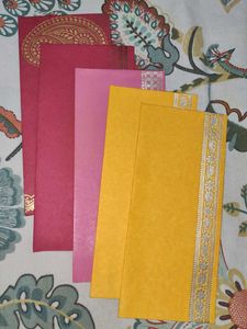 Vibrant Indian Money Envelopes - Set of 4