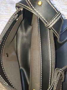Classic Black Shoulder Bag