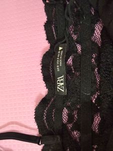 Zara Black Lace Cami Top