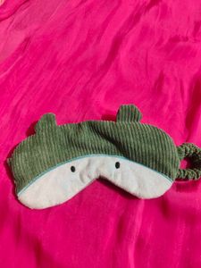 Cute Green Whale Sleep Mask