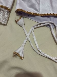 Elegant White Ethnic Blouse