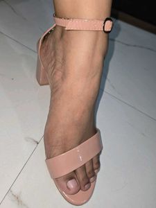 Blush Pink Ankle Strap Heels 💕