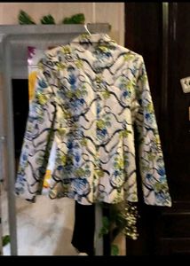 Patterned Women's Blazer