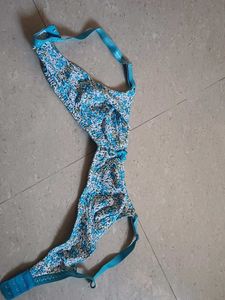Floral Print Bra