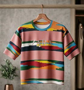Zara Striped Rhinestone T-Shirt