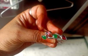 diwali 🪔 Offer Gemstone Silver toe Rings