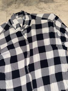 Classic Black &amp; White Checkered Shirt
