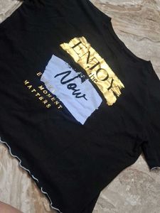 black crop top for girls