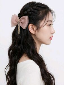 Sparkling Bow Hair Clip