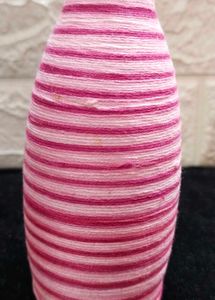 Handmade Threaded Bottle Lamp 🛋️