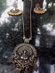 Antique Oxidized gold  Necklace Set